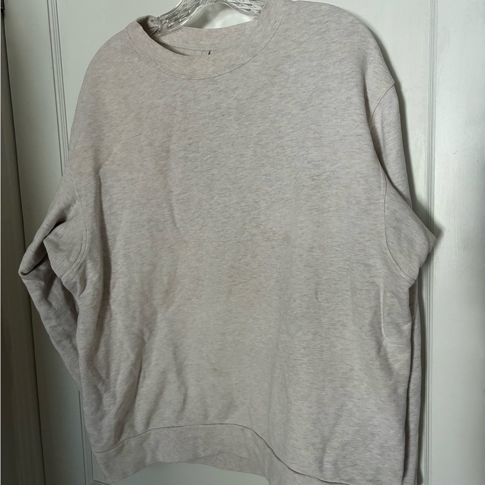 lululemon athletica Cream Crewneck Sweater